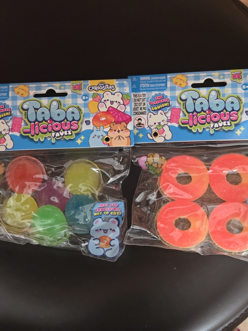 Both Taba-licious Faves Kids Squishy Pack . SET OF BOTH